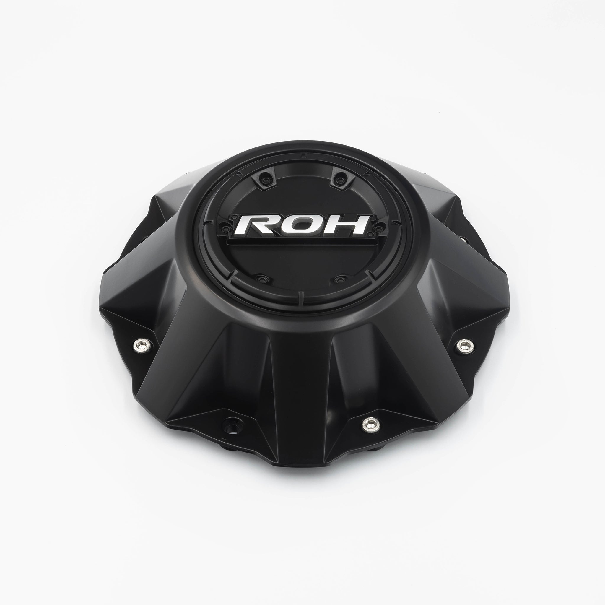 MUDSTER Offroad Caps – Black Plastic Hub Caps For Trucks & SUVs, Universal Fit